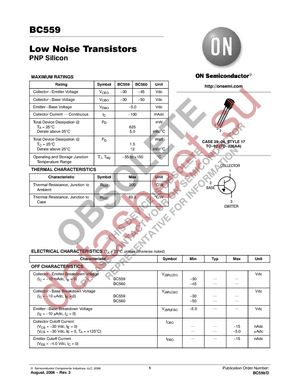 BC560CG datasheet  